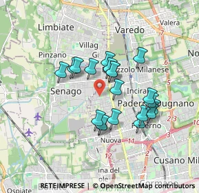 Mappa Cassina Amata, 20037 Paderno Dugnano MI, Italia (1.417)