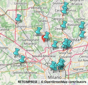 Mappa Cassina Amata, 20037 Paderno Dugnano MI, Italia (9.475)