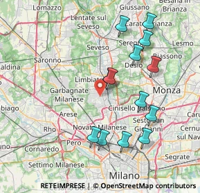 Mappa Cassina Amata, 20037 Paderno Dugnano MI, Italia (7.76308)