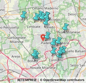 Mappa Cassina Amata, 20037 Paderno Dugnano MI, Italia (3.44176)