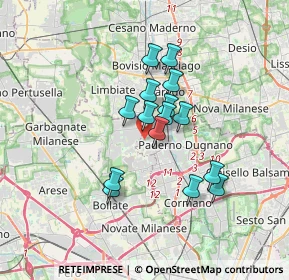 Mappa Cassina Amata, 20037 Paderno Dugnano MI, Italia (2.59133)