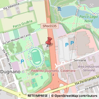 Mappa Superstrada Milano - Meda - Lentate, 20037 Paderno Dugnano MI, Italia, 20037 Paderno Dugnano, Milano (Lombardia)