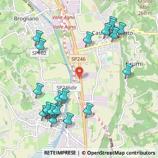 Mappa Via Giraldi Pecori, 36070 Castelgomberto VI, Italia (1.2985)