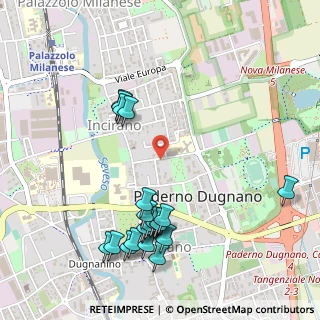 Mappa Via Montecassino, 20037 Paderno Dugnano MI, Italia (0.5775)