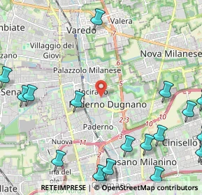 Mappa Via Montecassino, 20037 Paderno Dugnano MI, Italia (3.23421)