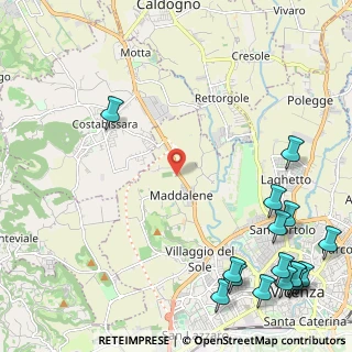 Mappa Via Cadibona, 36100 Vicenza VI, Italia (3.41313)