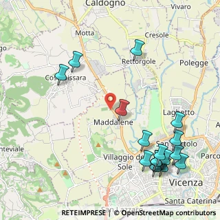Mappa Via Cadibona, 36100 Vicenza VI, Italia (2.66824)