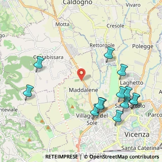 Mappa Via Cadibona, 36100 Vicenza VI, Italia (2.46538)