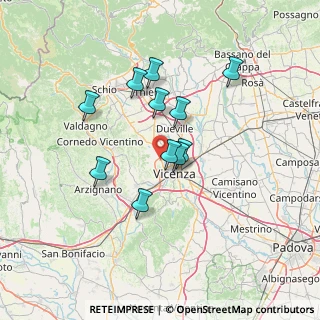 Mappa Via Cadibona, 36100 Vicenza VI, Italia (11.35909)