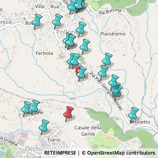 Mappa Via per Occhieppo Superiore, 13814 Pollone BI, Italia (0.59167)