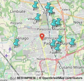 Mappa Via Magretti16 Paderno Dugnano, 20037 Milano MI, Italia (2.06091)