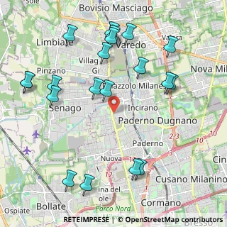 Mappa Via Magretti16 Paderno Dugnano, 20037 Milano MI, Italia (2.45)