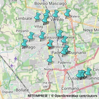 Mappa Via Magretti16 Paderno Dugnano, 20037 Milano MI, Italia (2.157)