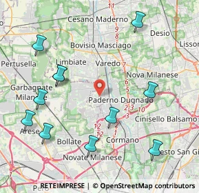 Mappa Via Magretti16 Paderno Dugnano, 20037 Milano MI, Italia (4.85273)