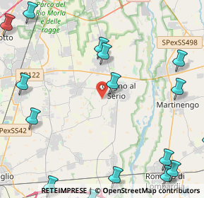 Mappa Via dei prati di Mazzano, 24055 Cologno Al Serio BG, Italia (6.8215)