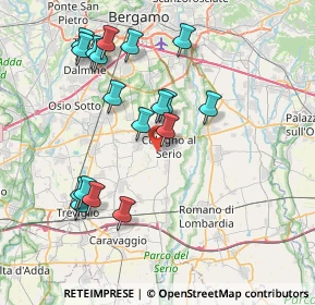 Mappa Via dei prati di Mazzano, 24055 Cologno Al Serio BG, Italia (7.82278)