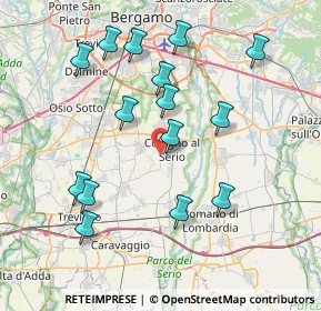 Mappa Via dei prati di Mazzano, 24055 Cologno Al Serio BG, Italia (7.90733)