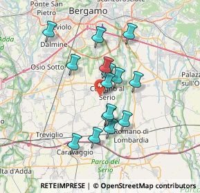 Mappa Via dei prati di Mazzano, 24055 Cologno Al Serio BG, Italia (5.88533)