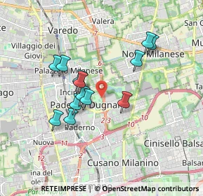 Mappa Milano-meda Distributore Beyfin, 20037 Paderno Dugnano MI, Italia (1.55231)