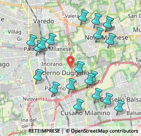 Mappa Milano-meda Distributore Beyfin, 20037 Paderno Dugnano MI, Italia (2.1545)