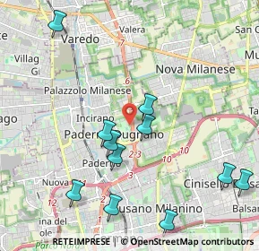 Mappa Milano-meda Distributore Beyfin, 20037 Paderno Dugnano MI, Italia (2.40833)