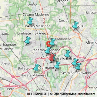 Mappa Milano-meda Distributore Beyfin, 20037 Paderno Dugnano MI, Italia (3.88583)