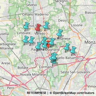 Mappa Milano-meda Distributore Beyfin, 20037 Paderno Dugnano MI, Italia (2.69375)