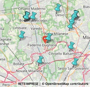 Mappa Milano-meda Distributore Beyfin, 20037 Paderno Dugnano MI, Italia (4.93188)