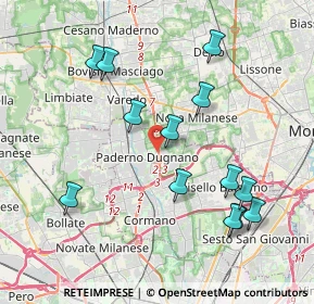 Mappa Milano-meda Distributore Beyfin, 20037 Paderno Dugnano MI, Italia (4.10308)