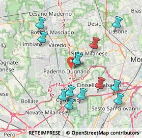 Mappa Milano-meda Distributore Beyfin, 20037 Paderno Dugnano MI, Italia (3.95846)