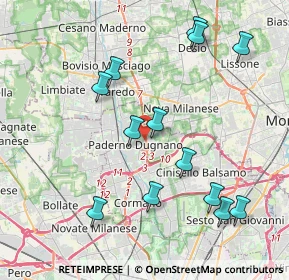 Mappa Milano-meda Distributore Beyfin, 20037 Paderno Dugnano MI, Italia (4.27692)
