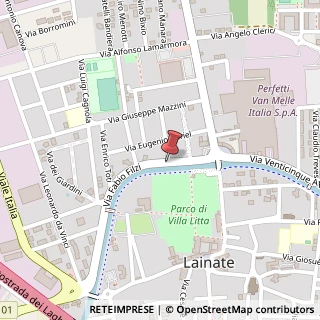 Mappa Via Fabio Filzi, 16, 20020 Lainate, Milano (Lombardia)