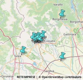 Mappa Via per Ronco, 13845 Valdengo BI, Italia (8.3025)