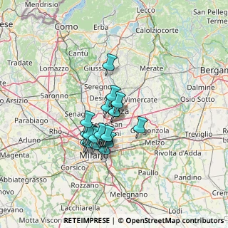 Mappa Via Antonio Pacinotti, 20900 Monza MB, Italia (9.805)
