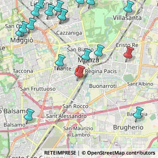 Mappa Via Antonio Pacinotti, 20900 Monza MB, Italia (3.10368)