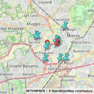 Mappa Via Iseo, 20900 Monza MB, Italia (1.22636)