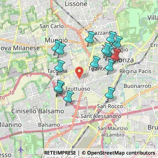 Mappa Via Iseo, 20900 Monza MB, Italia (1.72467)