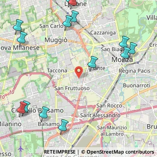 Mappa Via Iseo, 20900 Monza MB, Italia (3.14286)