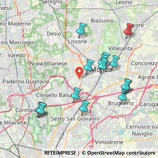 Mappa Via Iseo, 20900 Monza MB, Italia (4.25533)
