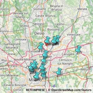 Mappa Via Iseo, 20900 Monza MB, Italia (8.2375)