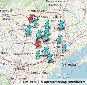 Mappa Via Genova, 30037 Scorzè VE, Italia (10.4905)
