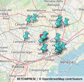 Mappa Via Genova, 30037 Scorzè VE, Italia (11.38211)