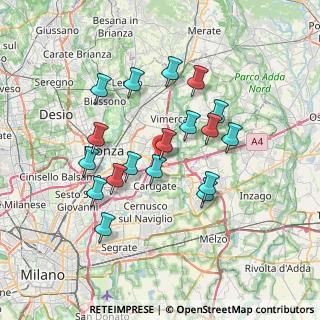 Mappa Via Gian Matteo Ferrario, 20864 Agrate Brianza MB, Italia (6.47333)