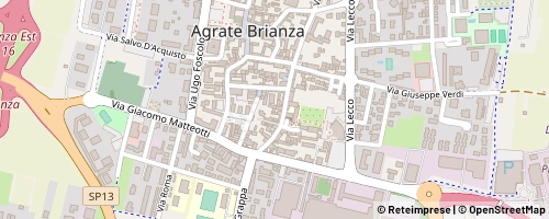 Mappa Agrate Brianza