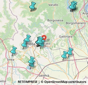 Mappa Via Aosta, 13836 Cossato BI, Italia (16.677)