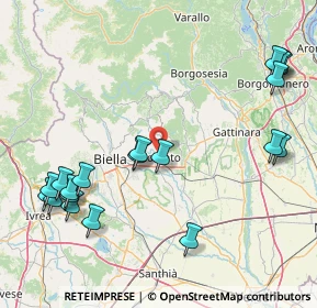 Mappa Via Aosta, 13836 Cossato BI, Italia (20.536)