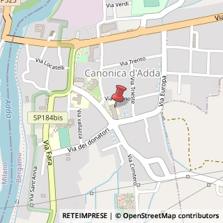 Mappa Via Torino, 2, 24040 Canonica d'Adda, Bergamo (Lombardia)