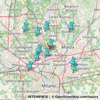 Mappa Via Bolzano, 20037 Paderno Dugnano MI, Italia (7.11364)