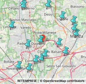 Mappa Via Bolzano, 20037 Paderno Dugnano MI, Italia (4.94235)