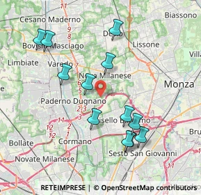 Mappa Via Bolzano, 20037 Paderno Dugnano MI, Italia (3.80833)